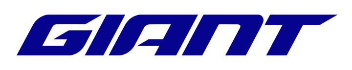 Blue text logo displaying the word 'GIANT' in bold, slanted font.